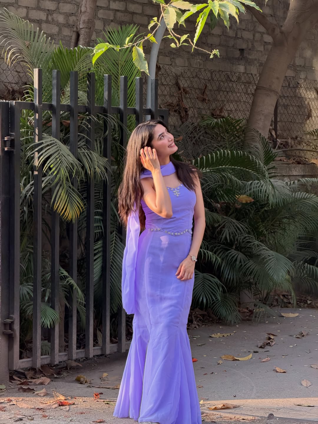 Party Wear Lavender Color Marmaid Georgette Fish Cut Lehenga | Mermaid Lehenga For Women