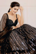 Luxury Black Lehenga Choli For Wedding & Party Wear