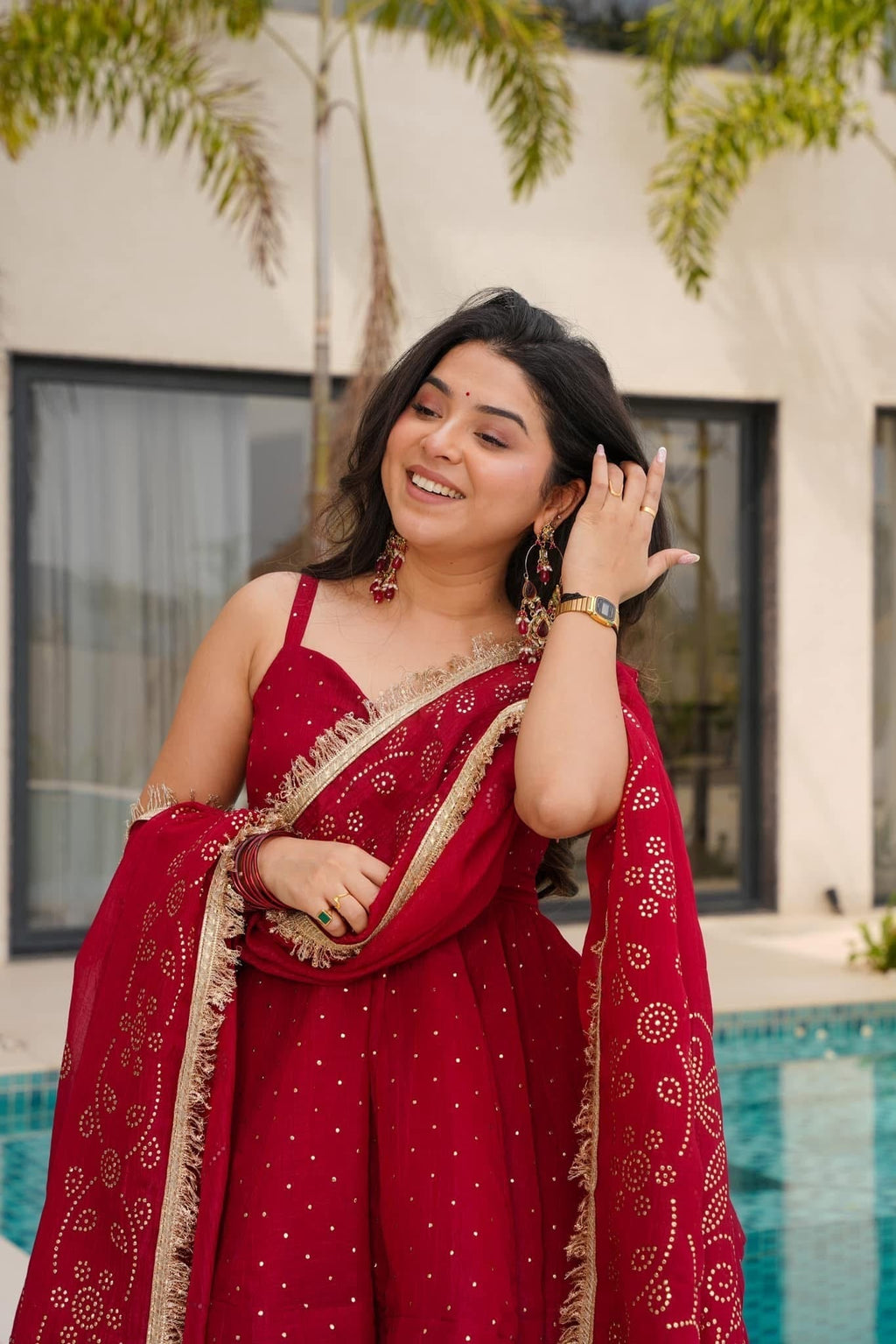 Modern Festive & Wedding Wear Kurta Palazzo Sharara Set For Women