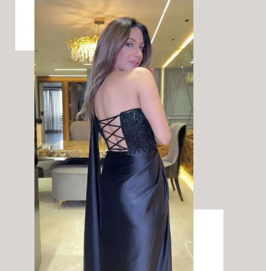 Partywear Black Ready To Wear Saree Gown For Women | Ready To Wear Saree For Wedding