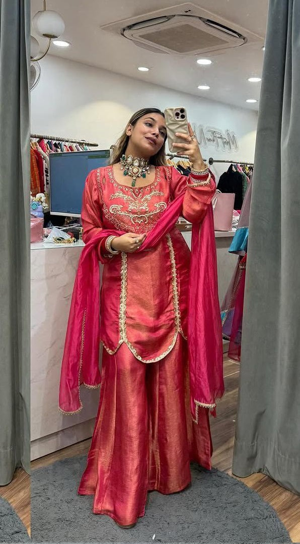 Chic and Stylish Ethnic Ensemble Collection | Sharara Set For Women