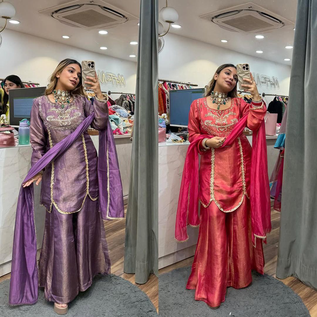 Chic and Stylish Ethnic Ensemble Collection | Sharara Set For Women