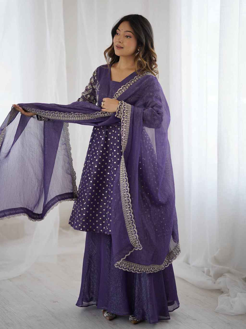 Vibrant Traditional Outfits for Modern Women | Sharara Set For Women