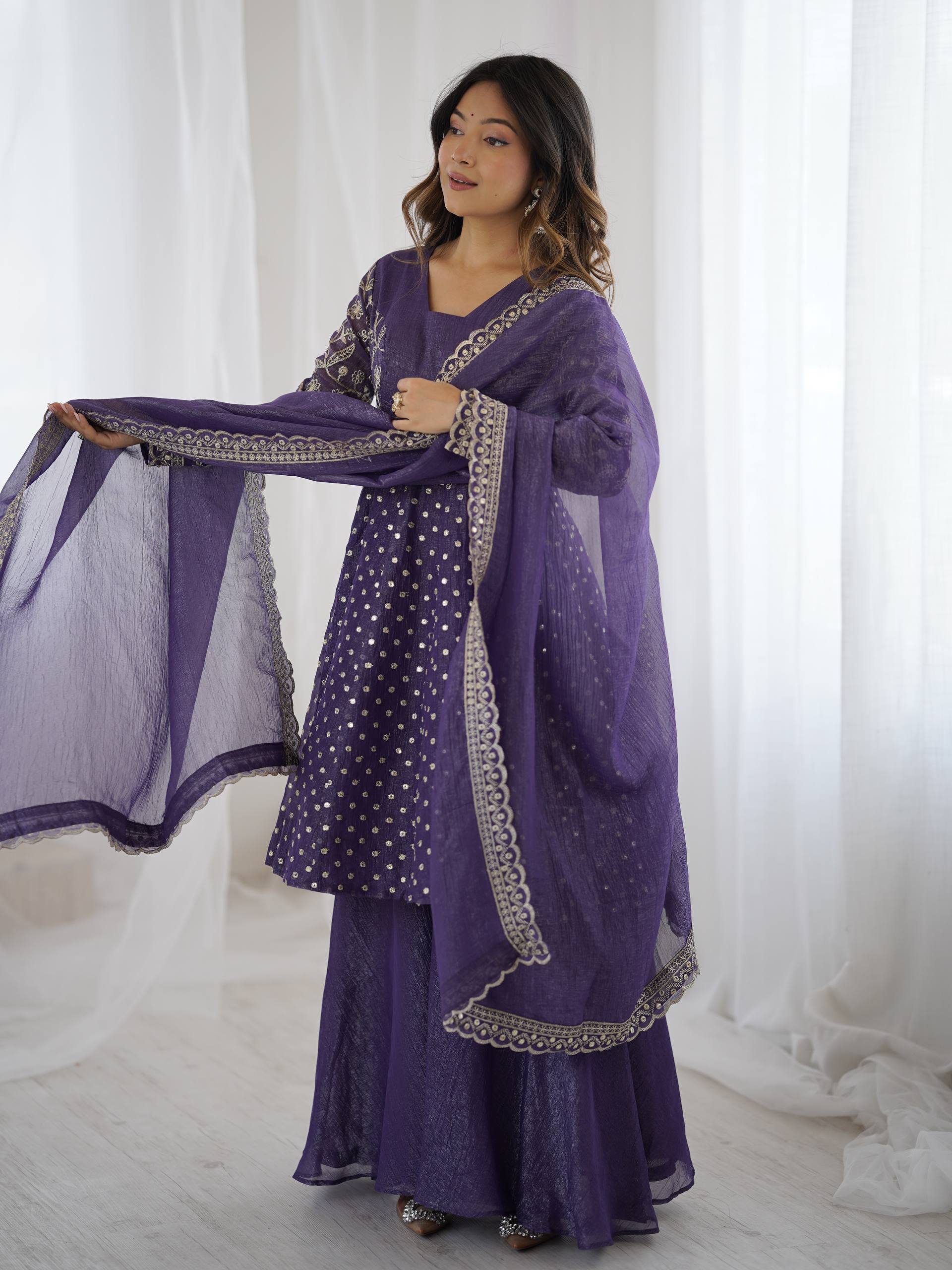 Vibrant Traditional Outfits for Modern Women | Sharara Set For Women