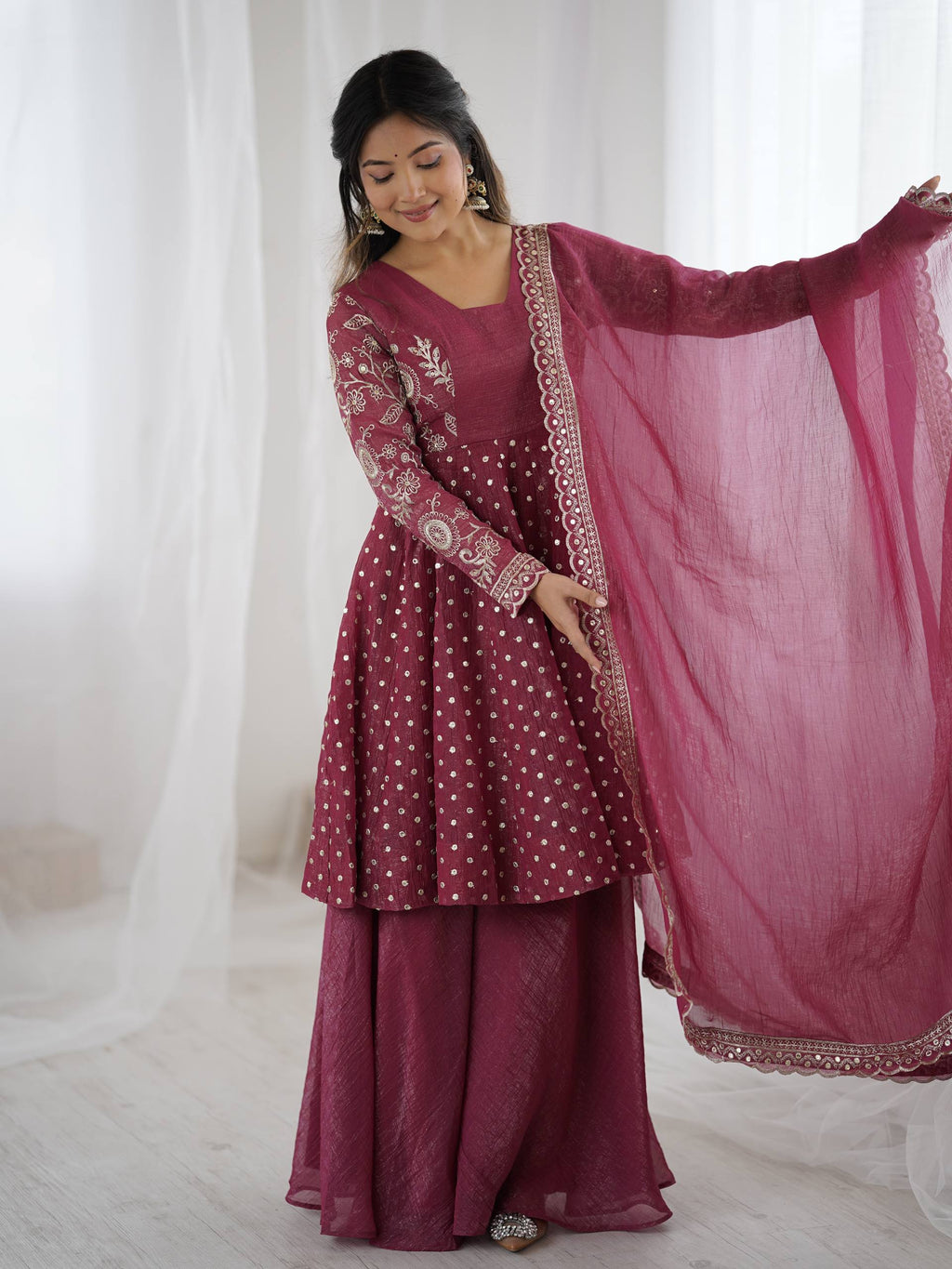 Vibrant Traditional Outfits for Modern Women | Sharara Set For Women