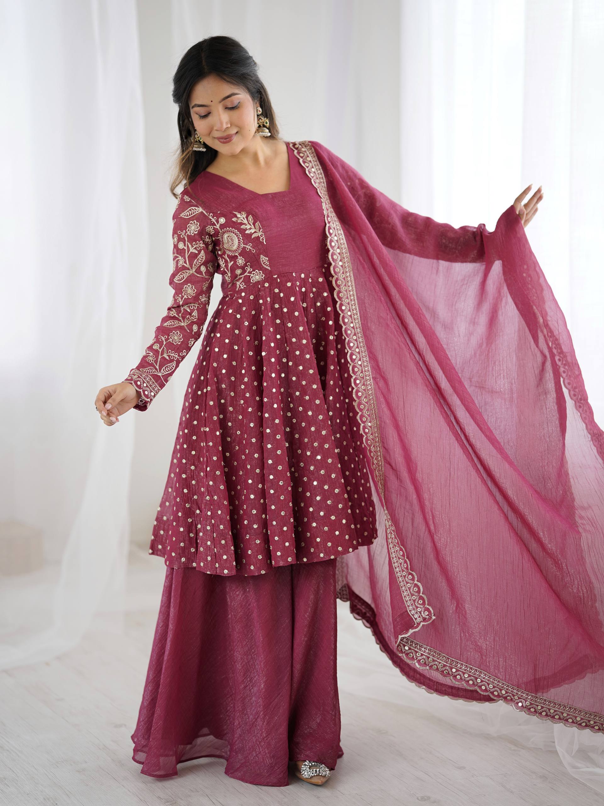 Vibrant Traditional Outfits for Modern Women | Sharara Set For Women