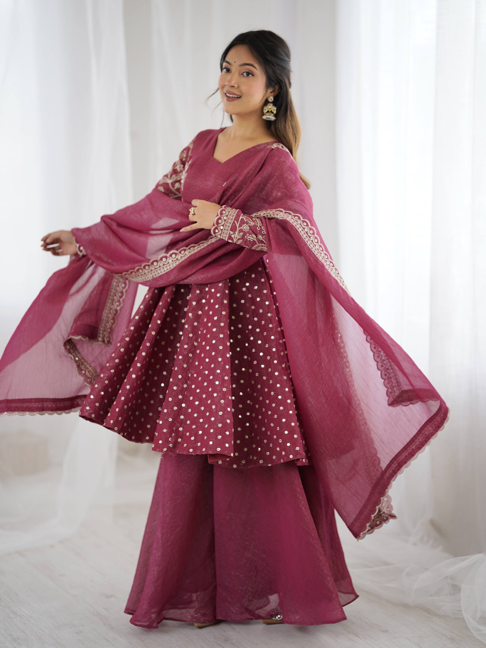 Vibrant Traditional Outfits for Modern Women | Sharara Set For Women