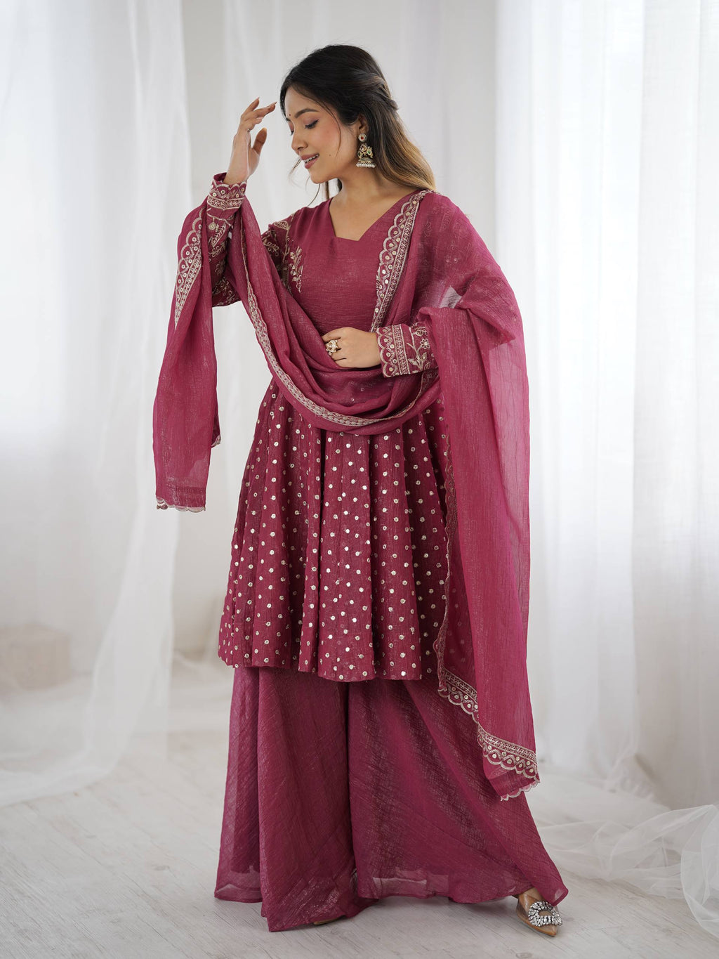 Vibrant Traditional Outfits for Modern Women | Sharara Set For Women