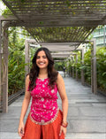 Capturing Joy in Vibrant Orange Attire | Sharara Set For Women