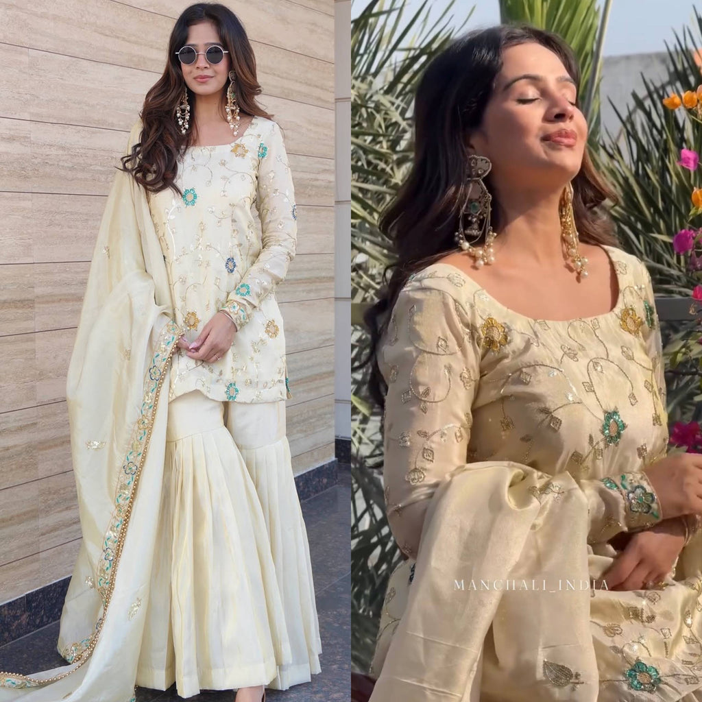 Radiate Beauty with Traditional Charm | Sharara Set For Women