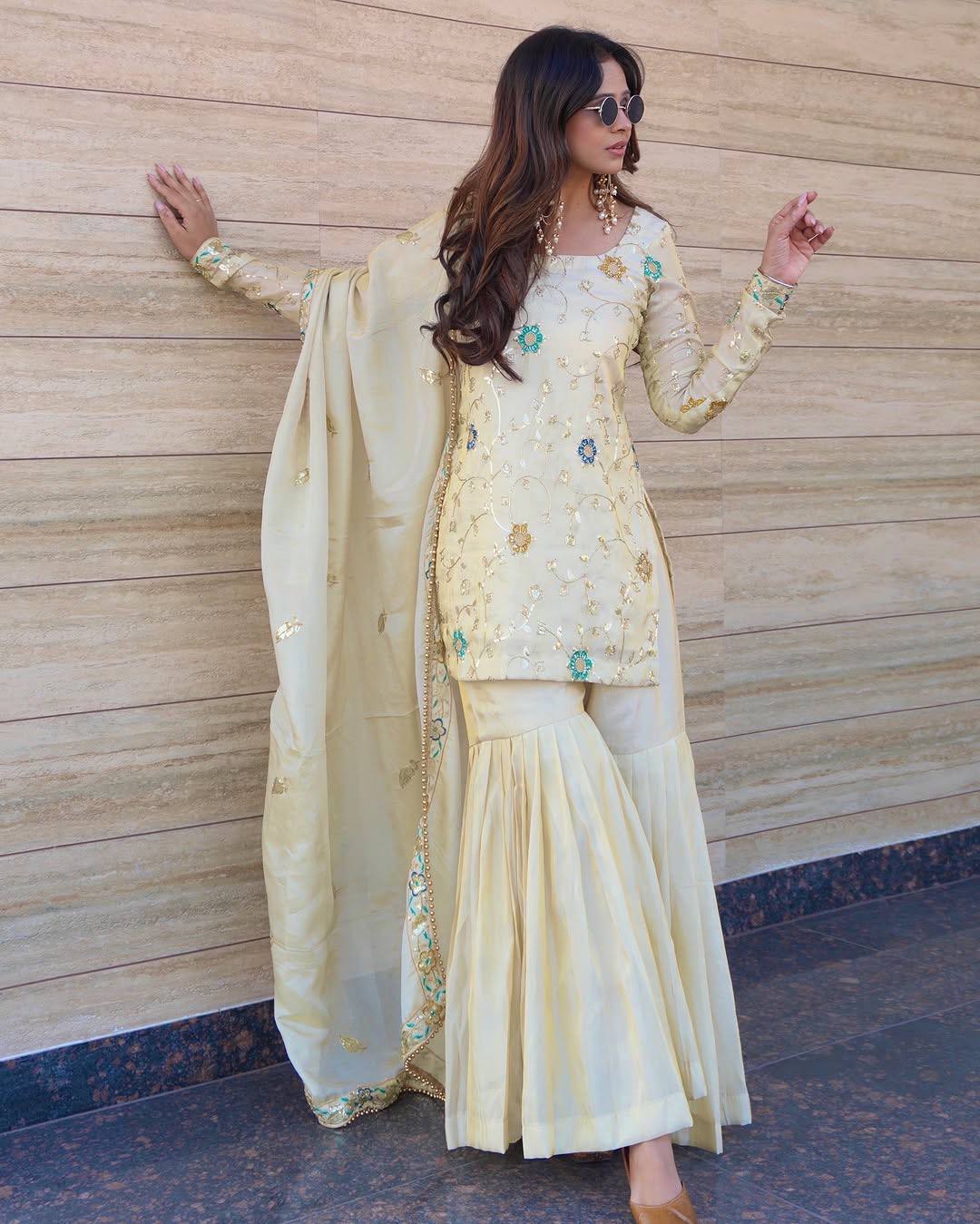 Radiate Beauty with Traditional Charm | Sharara Set For Women