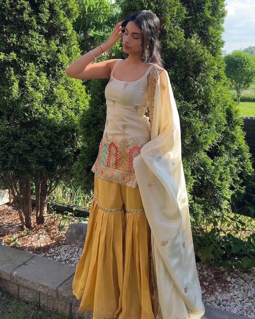 Radiate Beauty with Ethereal Attire | Sharara Set For Women