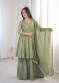 Radiant Charm: Flowing  Dress Delight | Sharara Set For Women