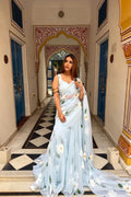 Stylish Ruffle Drape ready to wear Lehenga Saree – Modern Fusion Ethnic Wear for Weddings & Parties