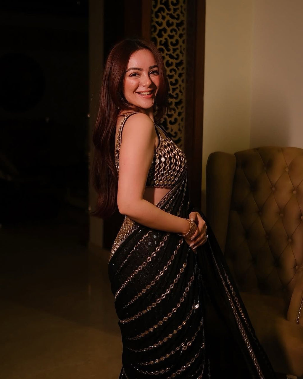 Wedding Wear Pure Georgette Ready To Wear Lehenga Saree For Women | Ready To Wear Saree For Wedding