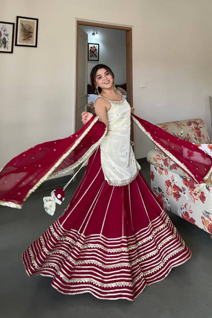 Vibrant Whirls: Celebrate in Style Today | Sharara Set For Women