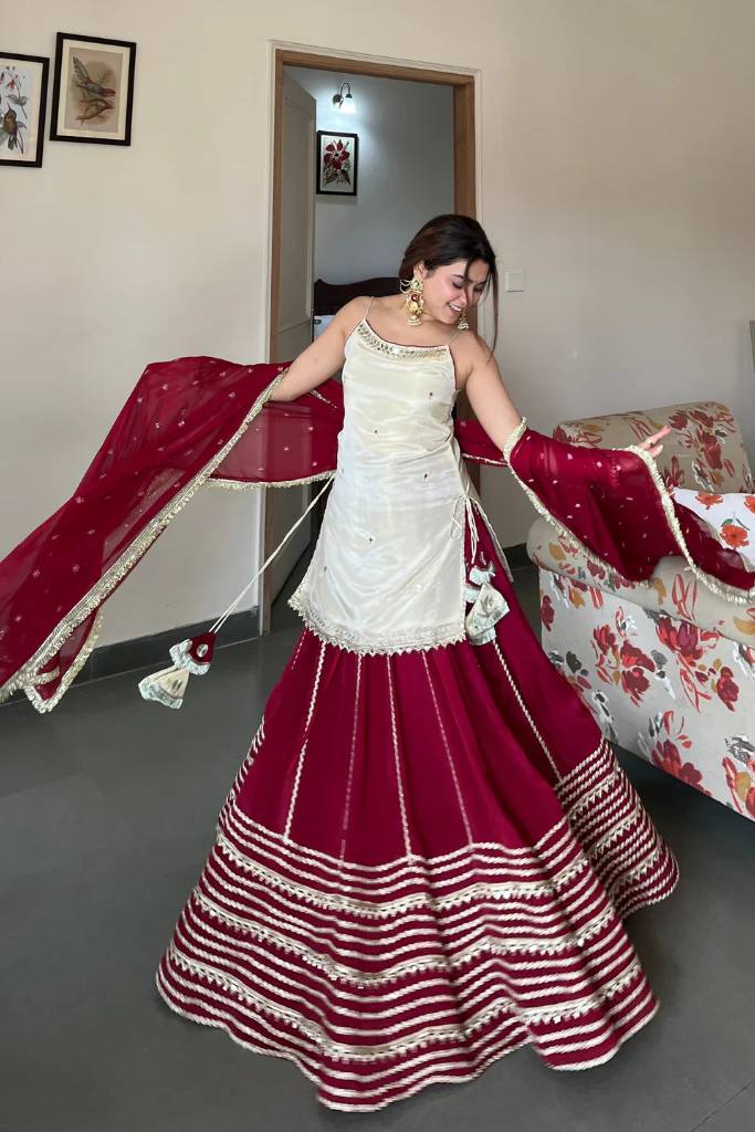 Vibrant Whirls: Celebrate in Style Today | Sharara Set For Women