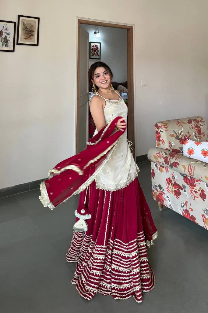 Vibrant Whirls: Celebrate in Style Today | Sharara Set For Women