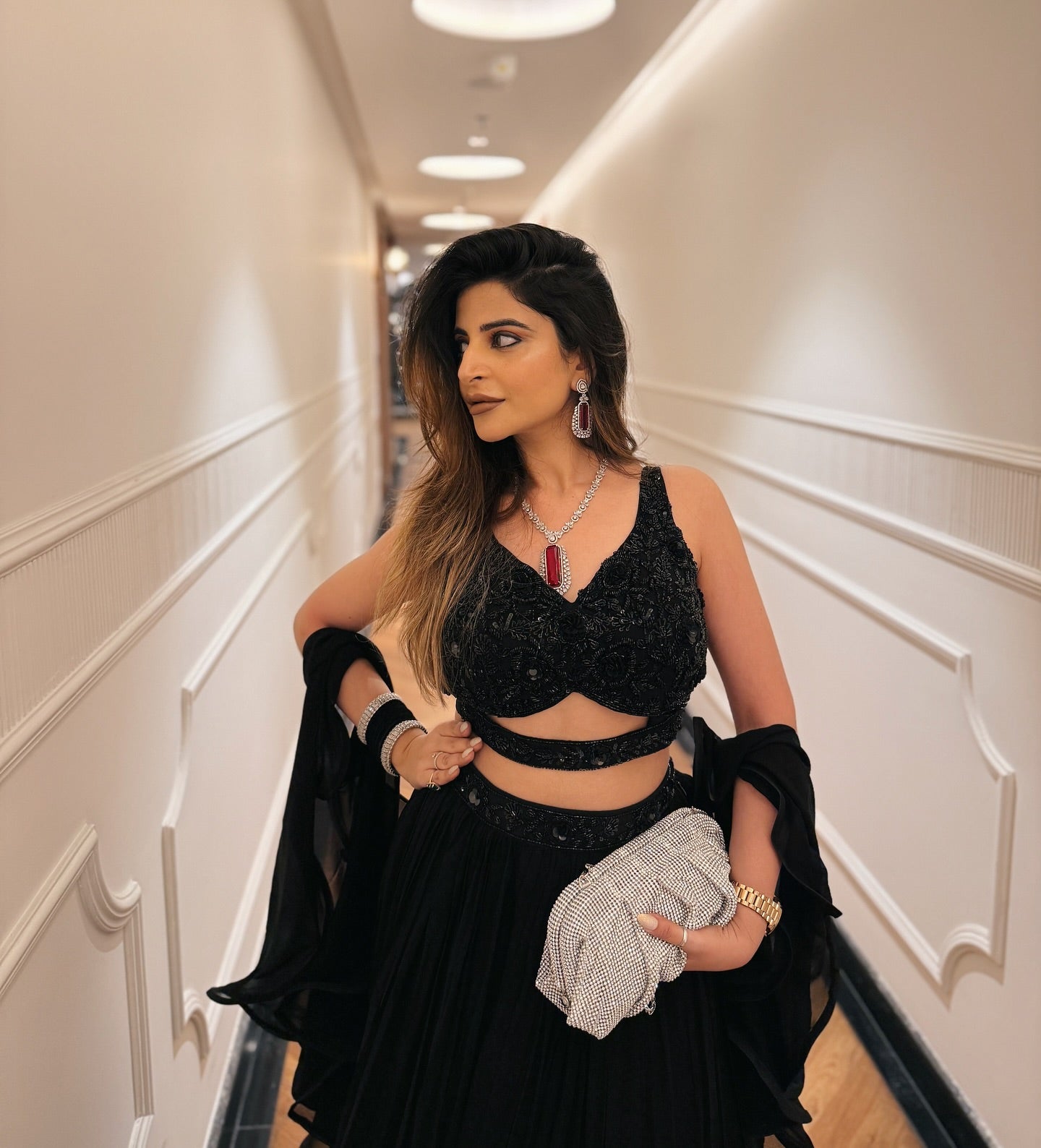 Cocktail Wear Black Party Wear Lehenga | Black Lehenga For Women | Wedding Guest Dresses For Women