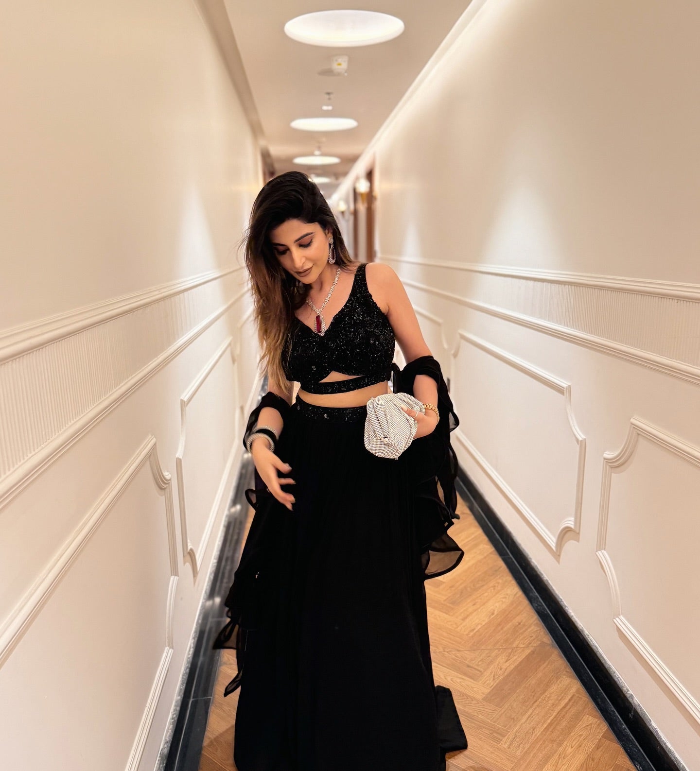 Cocktail Wear Black Party Wear Lehenga | Black Lehenga For Women | Wedding Guest Dresses For Women
