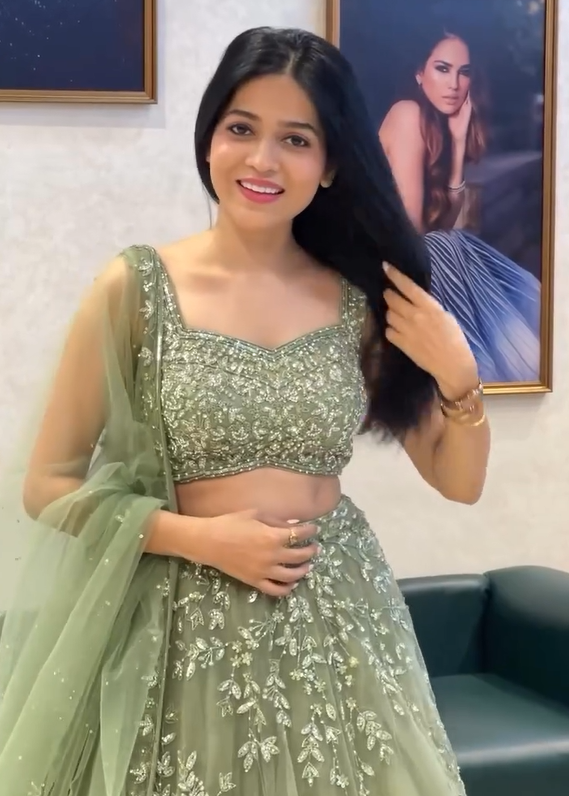 Soft Net Pista Green Color Lehenga Choli Set | Lehenga For Women | Wedding Outfits For Women